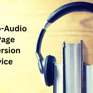 Book-to-Audio 25-Page Conversion Service